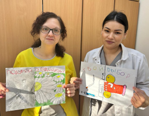  В БУ «Няганская городская поликлиника» подведены итоги конкурса и организованы выставки детского творчества на тему: «Жизнь без вредных привычек»