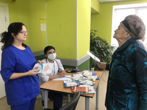 В "головном" здании учреждения прошла профилактическая акция «Предупреди инсульт»