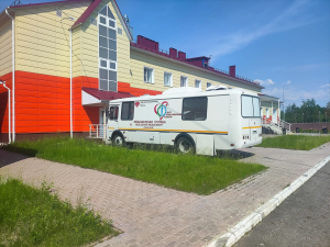 Передвижной флюорограф завершил работу  в поселениях Талинка и Каменное Октябрьского района 