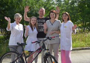 Специалисты БУ «Няганская городская поликлиника» поделились положительными моментами передвижения на велосипеде