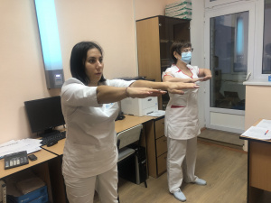 Коллектив БУ «Няганская городская поликлиника» присоединился к окружной неделе популяризации лучших практик укрепления здоровья на рабочих местах